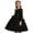 r-35Black10, variant on MEZZALL Dresses Girls Sequin Dress Birthday Party Piano Recital Evening Gown One Shoulder Elegant Tutu Cozy Long Sleeve Crew Neck Solid Color Child Sundress