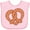 AD-Pink, variant on Inktastic Heart-shaped Pretzel Boys or Girls Baby Bib