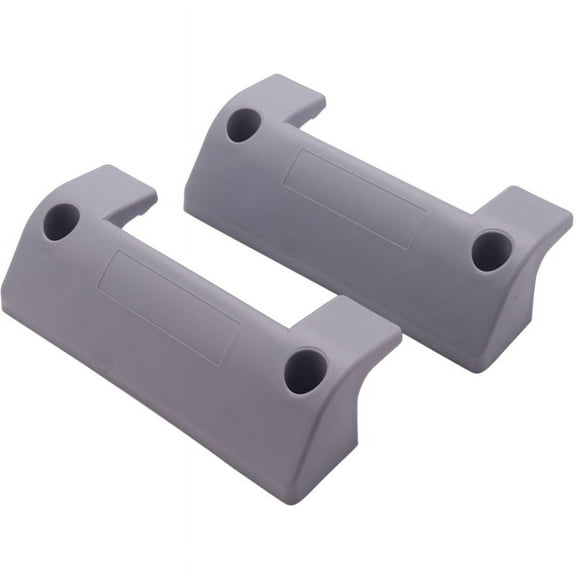 2Pcs Garden Hose Reel Holder PVC Wall Mounted Hanger Pipe with 8Pcs Expansion Screws