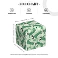 thumbnail image 2 of Rateoe Dinosaurs on Roller Skater Pattern Tissue Box Cover, Modern Square Decorative Leather Facial Paper Case Organizer Holder Dispenser 5X5X5'', 2 of 8