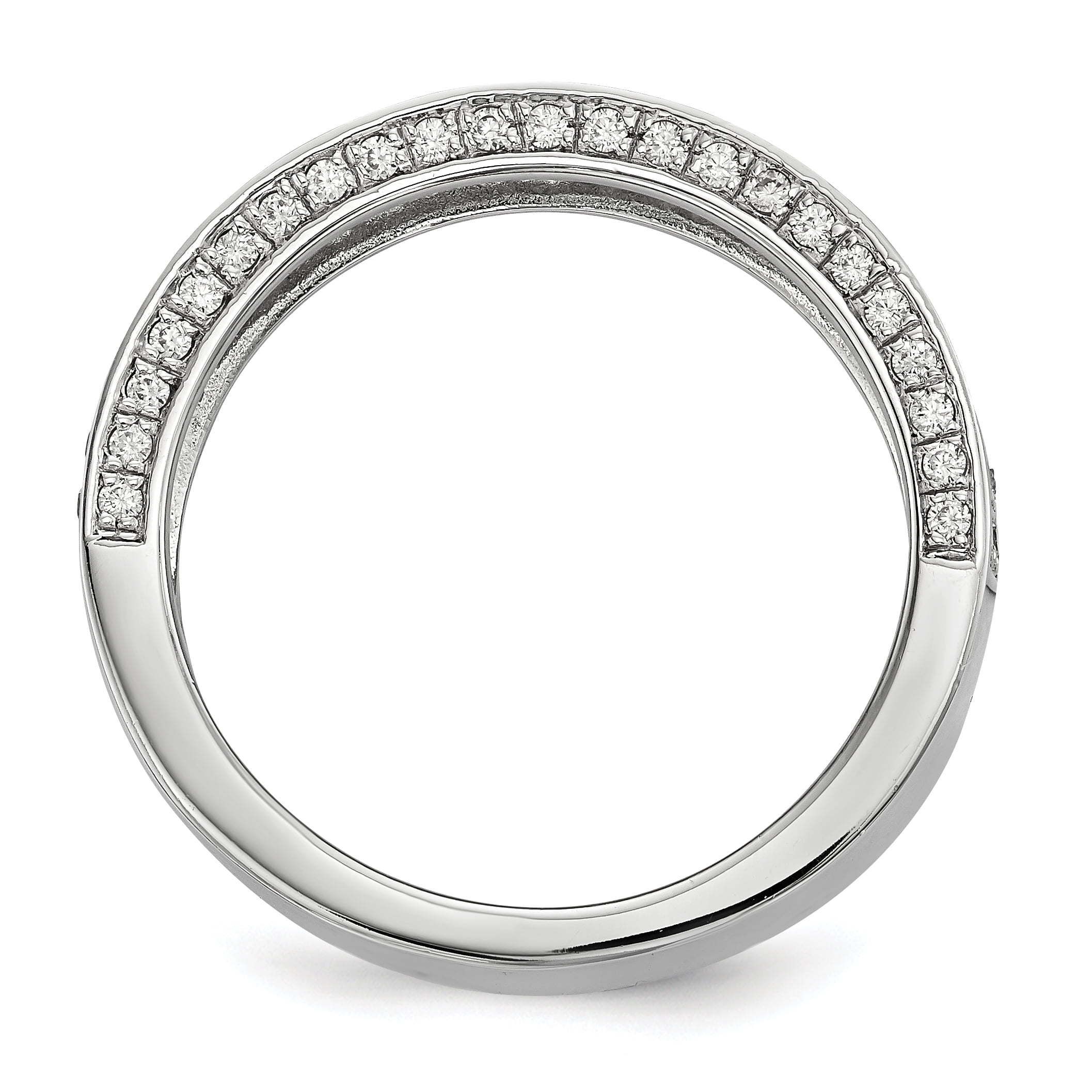 Jewelrypot - Sterling Silver & CZ Brilliant Embers Ring - Walmart.com