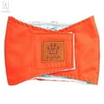thumbnail image 5 of Gustave Reusable Wrap Diapers for Male Dogs, Washable Puppy Belly Band Comfort Leakproof Pets Diapers Nappies for Doggy Puppies (Orange, M), 5 of 9