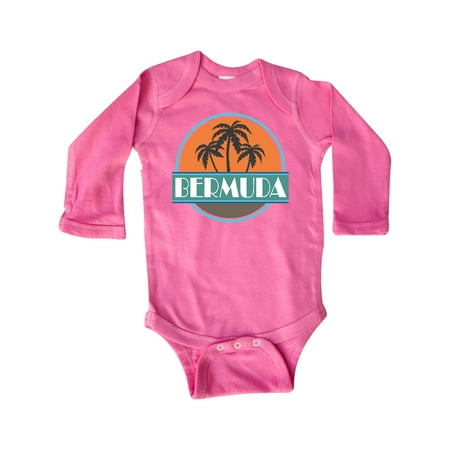 

Inktastic Bermuda Vacation Trip Gift Baby Boy or Baby Girl Long Sleeve Bodysuit