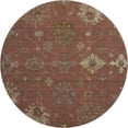 thumbnail image 2 of Addison Rugs Mayfield Premium Machine Washable Traditional Global Paprika Round Rug, 8' x 8', 2 of 6