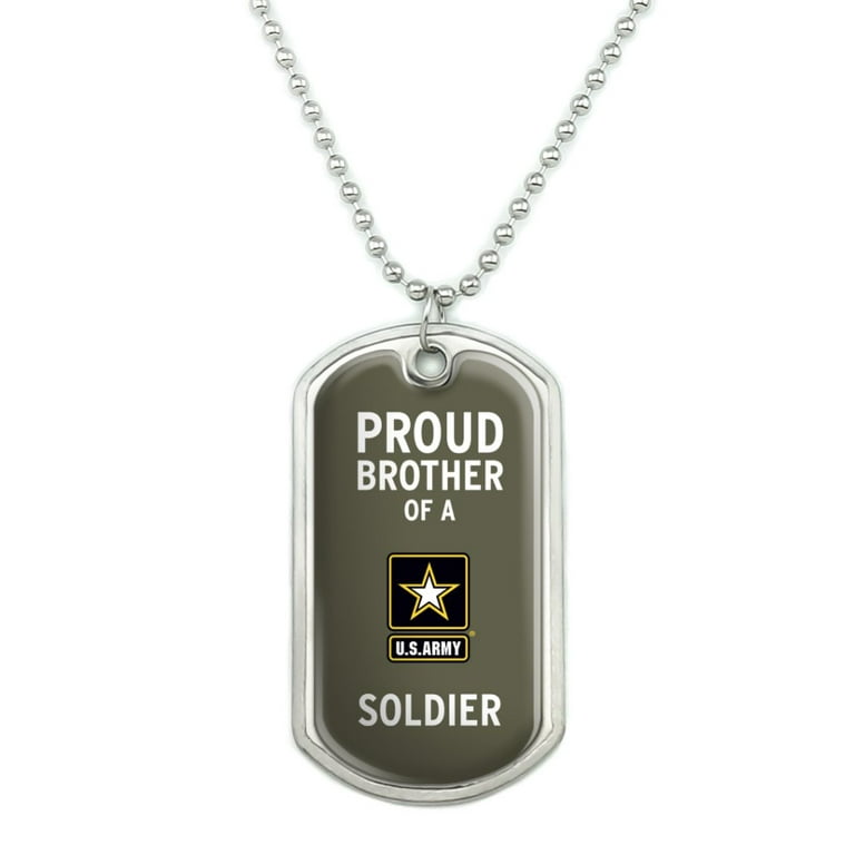 New Hot Men Military Army Style Black 2 Dog Tags Chain Beads