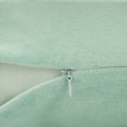 thumbnail image 2 of NTBAY 2 Pack Velvet Throw Pillow Cover, Soft Decorative Square Pillowcase, Cushion Cover with Hidden Zipper, 22"x22", Cyan, 2 of 5