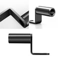 thumbnail image 2 of YFJQTZX Motorcycle Electric Car Beach Car Rearview Mirror Pedestal Extension Mount Bracket Hooks (Black), 2 of 5
