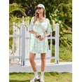 thumbnail image 3 of Ekouaer Nightgown for Women Bamboo Viscose Sleepshirt short sleeve Nightshirt V Neck T shirt Night gown Boyfriend Sleepwear, 3 of 5