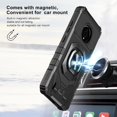 thumbnail image 5 of Compatible Case for Nokia C200 Case with Tempered Glass Screen Protector [Military Grade] Ring Car Mount Kickstand Shockproof Hard Phone Case - Black, 5 of 7