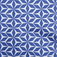 thumbnail image 1 of oneOone Viscose Chiffon Medium Blue Fabric Geometric Craft Projects Decor Fabric Printed By The Yard 42 Inch Wide, 1 of 4