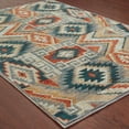 thumbnail image 3 of Avalon Home Sadie Southwestern Transitional Area Rug, Blue, 3 of 3