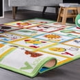 thumbnail image 4 of nuLOOM Alphabet Block Kids Area Rug, 6' 7" x 9', Multi, 4 of 9