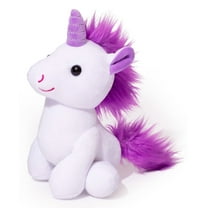 Plush Unicorn Stuffed Animal 7.5" - White