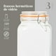 thumbnail image 3 of Frasco Hermetico De Vidrio Contenedor Tapa Clip 1,5 L X3 blanco, 3 of 7