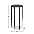 thumbnail image 5 of Uttermost Aviary Hexagonal Accent Table in Black, 5 of 5