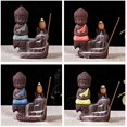 thumbnail image 5 of Quemador de incienso de reflujo, soporte de incienso de Buda pequeño monje, soporte de varillas de torre, soporte de incienso con conos de incienso de reflujo JFHHH pequeña, 5 of 5