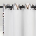 thumbnail image 1 of DriftAway Thermal Insulated Blackout Curtain Liner 2 Panels Each Liner Size 40 Inch by 80 Inch Rings Included, 1 of 4