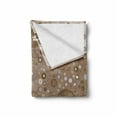 thumbnail image 2 of Tan Soft Flannel Fleece Throw Blanket, Soft Colored Circles and Dots in Different Sizes Bubble Shapes Artistry, Cozy Plush for Indoor and Outdoor Use, 60" x 80", Tan Pale Purple Cream, by Ambesonne, 2 of 6