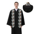 thumbnail image 4 of Fotbe Four Running Horses Printed Class of 2024 Graduation Stole, 4 of 7
