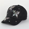 thumbnail image 2 of Duoif Rhinestone Baseball Caps for Women Men Sequins Casual Sports Cap Rhinestone Hat Sequin Hat, 2 of 7