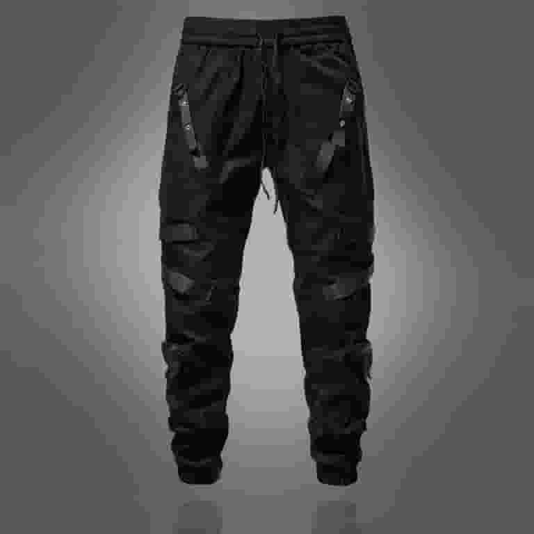 fartey Men Casual Gothic Pants Classic Drawstring Elastic fartey Men Casual Gothic Pants Classic Drawstring Elastic