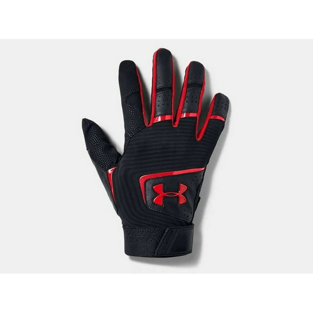Under Armour Under Armour Men's UA Clean Up 19 Baseball Batting Gloves 1341970002 Black/Red
