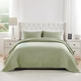 thumbnail image 3 of Greenland Home Textured Fashion Finely Stitched Bedding Set, Vineyard Sage, 3-Piece King/Cal King, 3 of 7