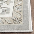 thumbnail image 3 of SAFAVIEH Persian Garden Cynarra Floral Bordered Area Rug, Silver/Ivory, 8' x 10'2", 3 of 6