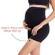 thumbnail image 5 of Ropa interior de cintura sin costuras para mujeres embarazadas, ropa interior de cintura alta y muslo medio, negro, L, 5 of 8