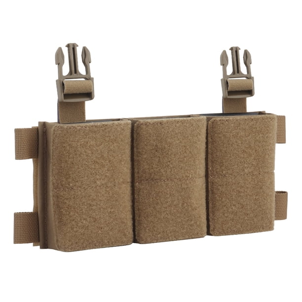 Porta revistas triple elástico, bolsas tácticas Molle Mag de 5,56 mm para subfunda