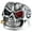 Red, variant on Mens Vintage Stainless Steel Gothic Skull Smoking Bullet Biker Ring-14-White