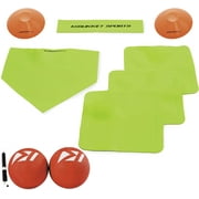 Rukket Sports Kickball Game with Bases, Rubber Plates and 2 Kick Balls - All Ages