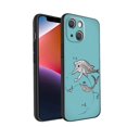 thumbnail image 1 of Compatible with iPhone 14 Phone Case, dolphin-fish-6-22 Case Silicone Protective for Teen Girl Boy Case for iPhone 14, 1 of 1