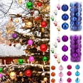 thumbnail image 1 of Teissuly 24 Pcs Christmas Tree Ornaments Christmas Ball Hanging Ornaments Christmas Ball Sets for Christmas Tree Holiday Decorations Teissuly WER202310163670, 1 of 9