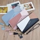 thumbnail image 5 of Cartera de mujer Cartera de mano larga para mujer Cartera de gran capacidad con borlas y cremallera de color en contraste de moda japonesa y coreana Bolso para teléfono móvil, 5 of 6
