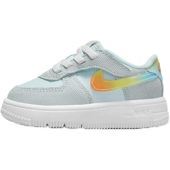 Toddler's Nike Air Force 1 Low Easyon BT Glacier Blue/Orng (HF4784 474) - 2