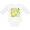 thumbnail image 3 of Inktastic Lots of Lemons and Limes Citrus Fun Boys or Girls Long Sleeve Baby Bodysuit, 3 of 5