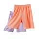 thumbnail image 1 of Odeerbi 2-12 Años Niñas 2 Pcs Hielo Seda Bermudas Shorts Bike Shorts Yoga Dance Shorts Verano Casual Elastic Waist Leggings Short, 1 of 8