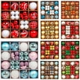 thumbnail image 2 of 42/44 piezas de bolas navideñas de colores en caja, colgantes para decoración del árbol de Navidad, decoración navideña para el hogar, regalos de Año Nuevo, Navidad 2023, 2 of 5