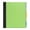 Green, variant on Durable Premium Spiral Notebook (3 Subject)