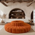 thumbnail image 2 of Meridian Furniture Arc Cognac Velvet Modular Sectional, 2 of 5