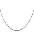 thumbnail image 2 of Auriga Fine Jewelry 925 Sterling Silver 1.25 mm Box Chain Necklace for Women 20", 2 of 6