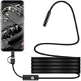 thumbnail image 1 of USB Snake Inspection Camera, IP67 Waterproof USB C Endoscope, Type-C Camera with 6 Adjustable LED Lights for Android, XP, w7, w8, VISTA, W10, 1 of 3