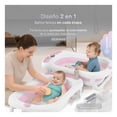 thumbnail image 2 of Bañera para Bebé con Termómetro Esquimal, Tina de Baño Plegable con Asiento Antideslizante Rosa, 2 of 7