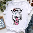 thumbnail image 3 of Camiseta con estampado de letras de Jurassic Park con purpurina para mujer, ropa Harajuku Kawaii, camiseta de dinosaurio R-Rex, camisetas de verano para mujer, 3 of 5