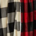 thumbnail image 5 of Great Bay Home Cozy Plush / Sherpa Reversible Throw Blanket, 50" x 60", Red / Black Buffalo Check, 5 of 6