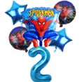 thumbnail image 3 of Juego de suministros para decoración de fiestas de cumpleaños de Spiderman, vajilla de superhéroe, servilletas de papel, platos, vasos, kit para baby shower para niños, regalos, 3 of 5