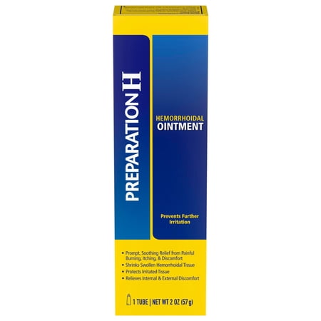 Preparation H Hemorrhoid Itching, Burning and Discomfort Relief Ointment, 2 Oz