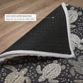 thumbnail image 6 of Addison Rugs Dream Shag Premium Machine Washable Transitional Turtles Midnight Rectangle Rug, 9' x 12', 6 of 8