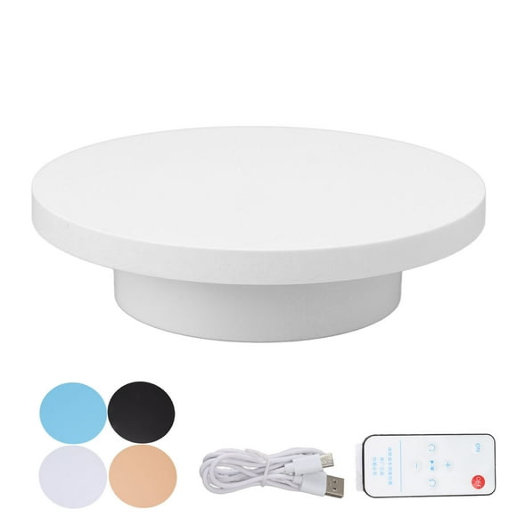 Electric Turntable,Electric Turntable 360 Degree Electric Display Turntable Electric Turntable Display Stand Reliable and Durable